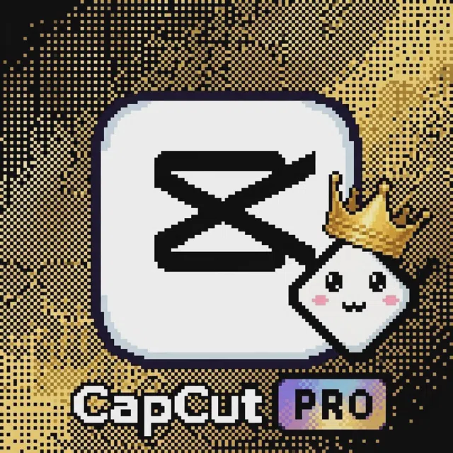 آیکون اشتراک CapCut Pro پیکسول