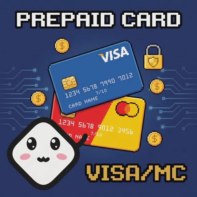 کارت prepaid مجازی Visa یا Mastercard
