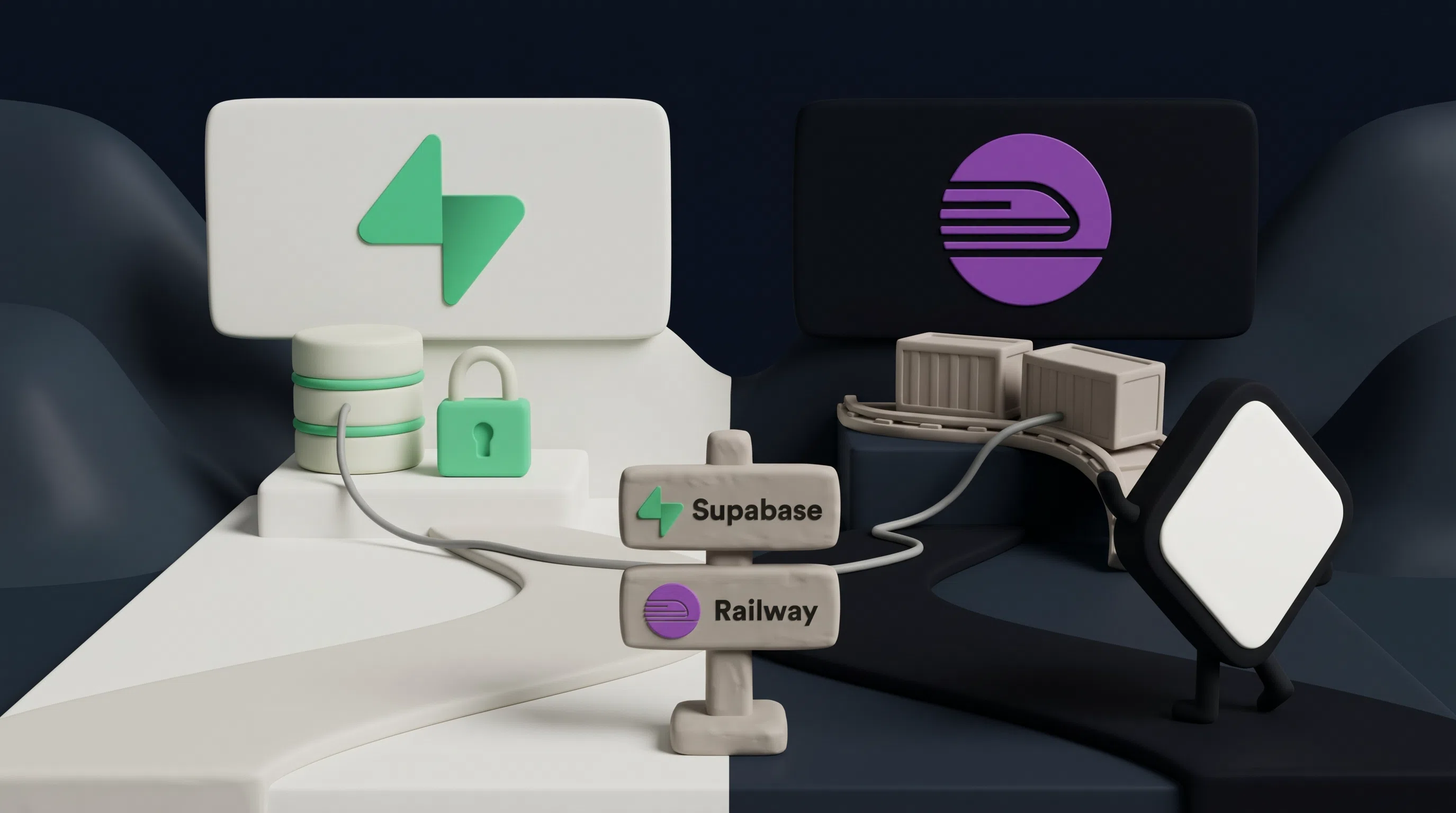 جمع‌بندی Supabase و Railway